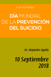 Artículo día mundial de la prevención del suicidio 2018