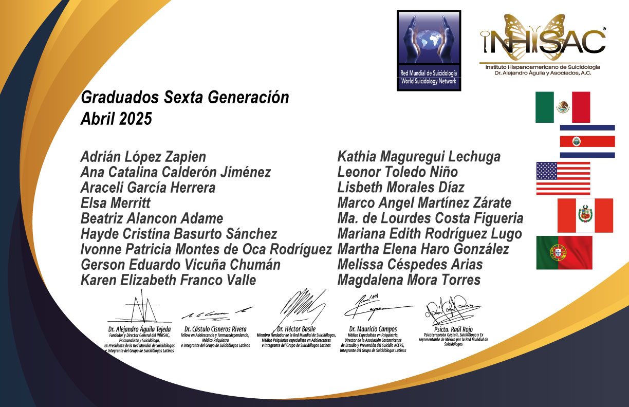 Graduados Suicidólogos Sexta Generacion