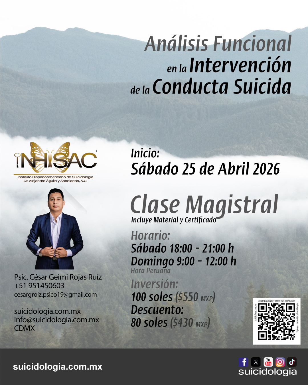 Analisis Funcional en la intervención de la conducta suicida