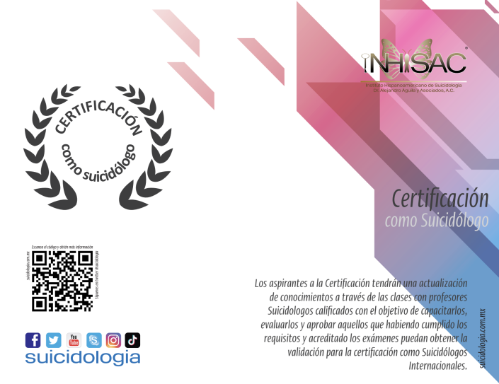Certificación como Suicidólogo Certificación como Suicidólogo