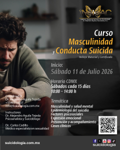 Curso de masculinidad y conducta suicida