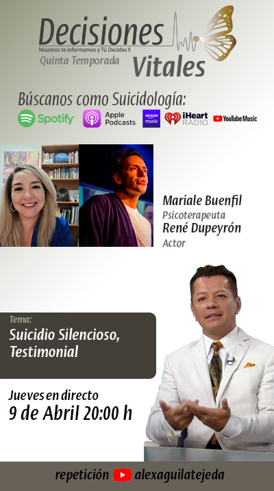 Programa Decisiones Vitales | Testimonial Suicidio Silencioso | Rene Duperyron