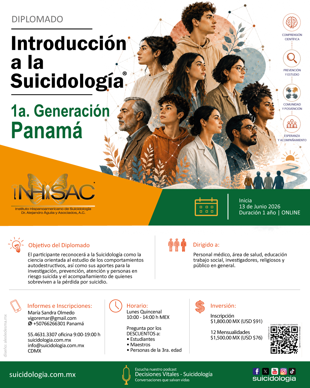 Diplomado Introducción a la Suicidología Sede Panamá Diplomado Introducción a la Suicidología Sede Panamá