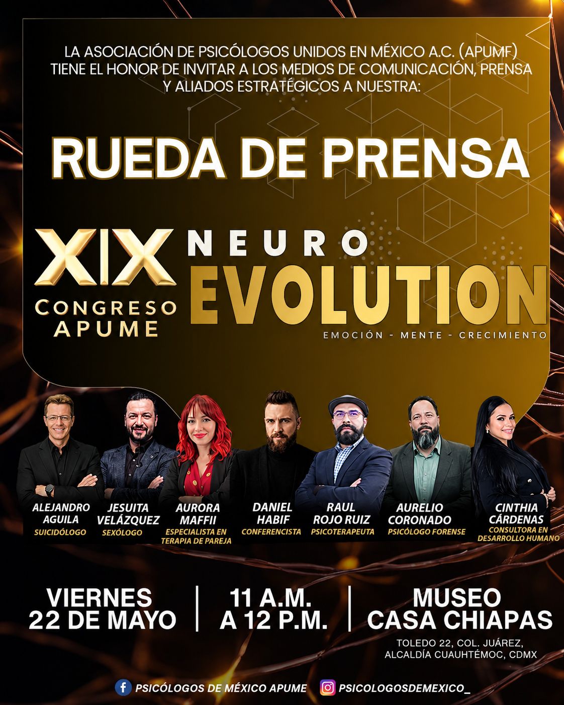 rueda de prensa Neuro Evolution rueda de prensa Neuro Evolution
